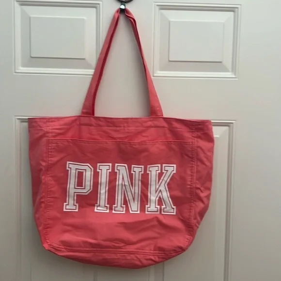 Victorias Secret Pink Zippered Tote Bag. - Picture 1 of 5